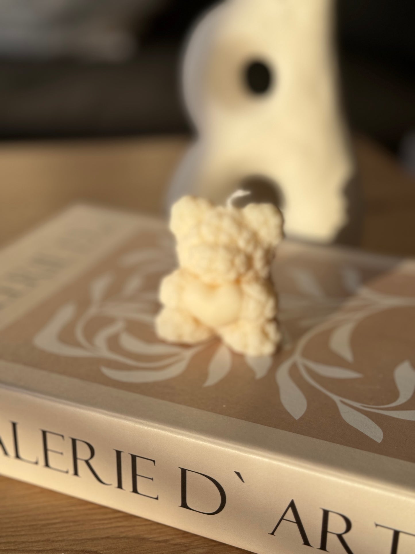 Teddybär Kerze