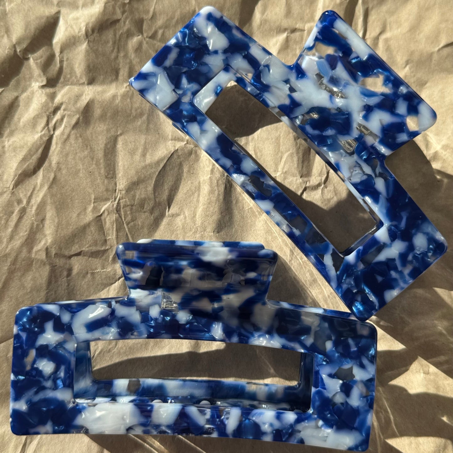 Haarklammer blau