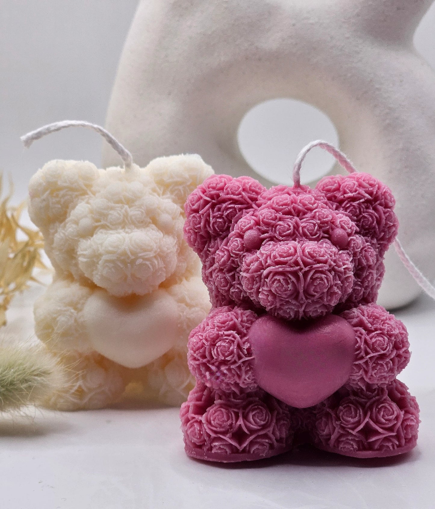 Teddybär Kerze