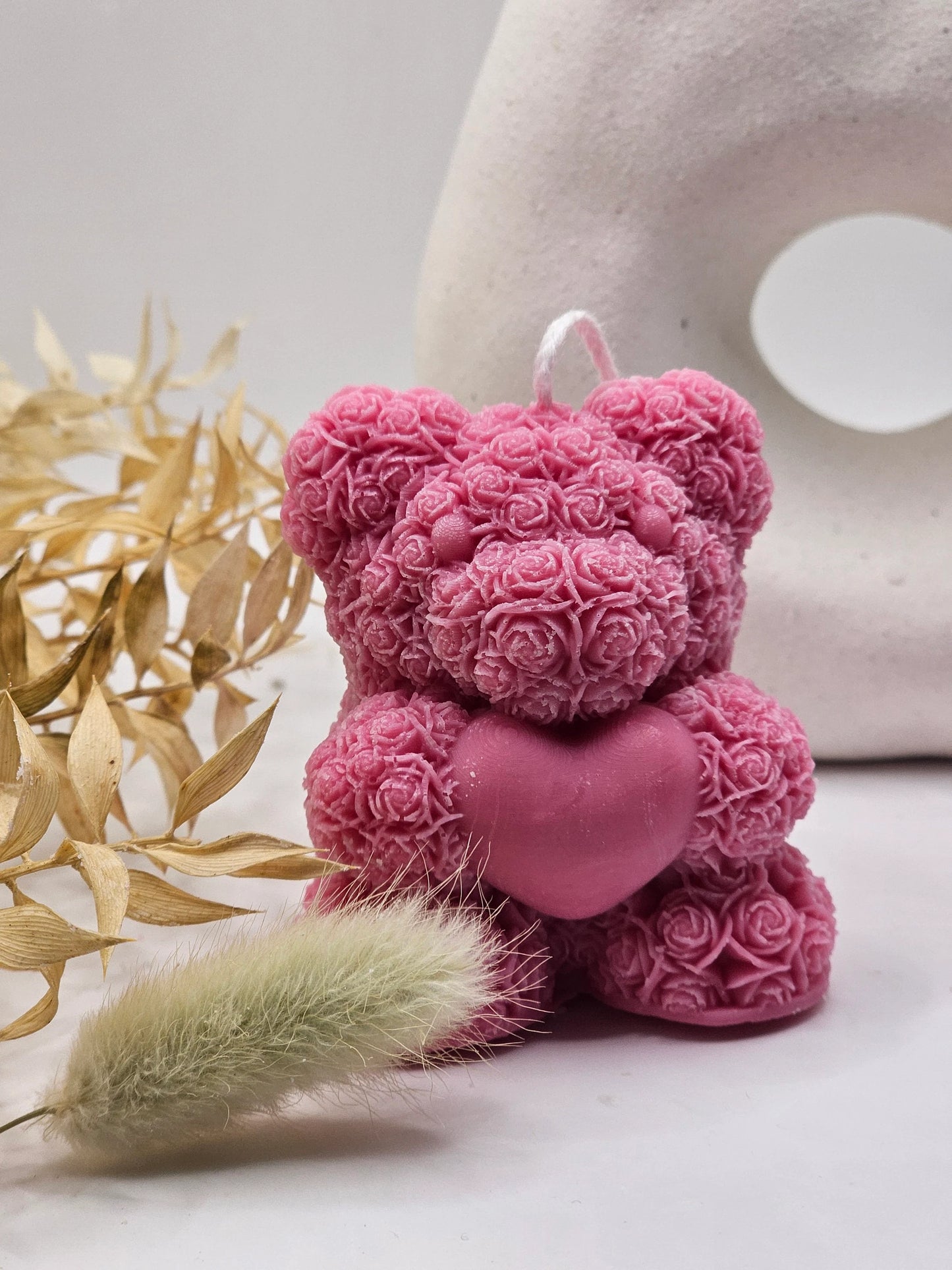 Teddybär Kerze