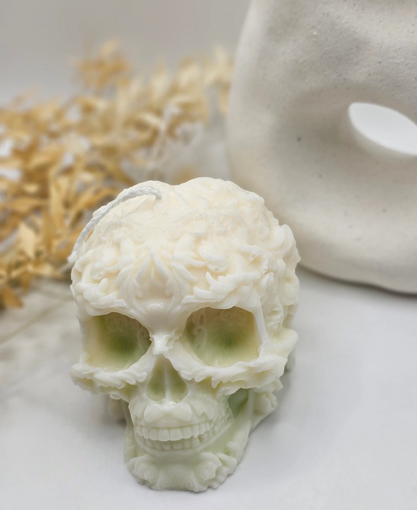 Totenkopfkerze