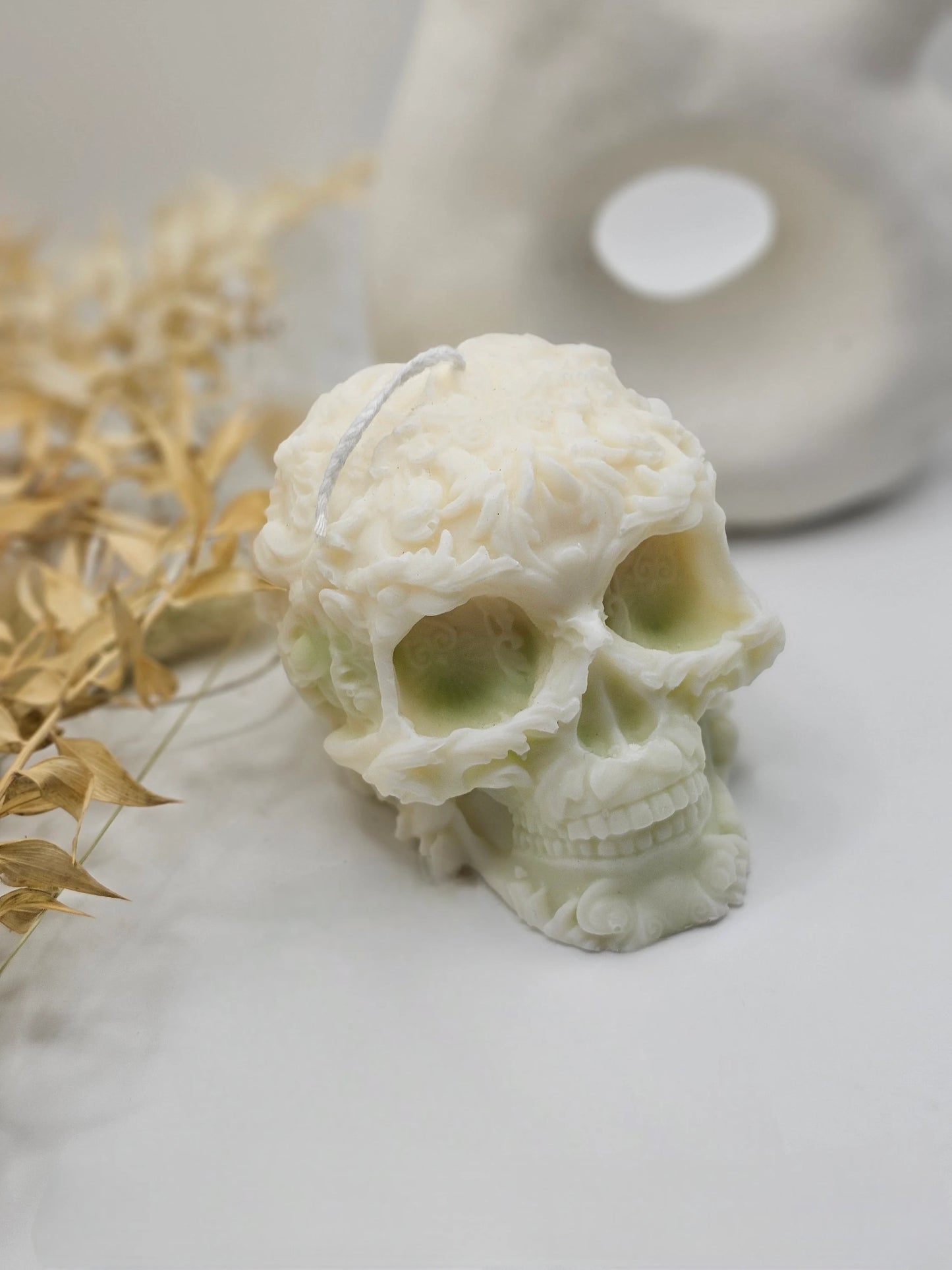 Totenkopfkerze