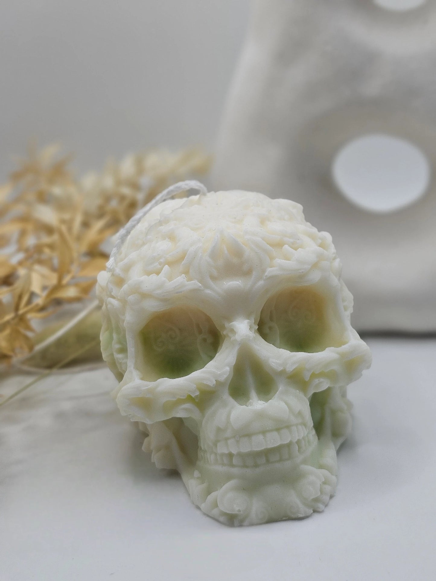 Totenkopfkerze