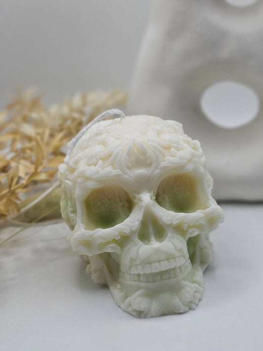 Totenkopfkerze